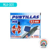 MINAS P/LAPICERO 0,5 MM HB SHELY