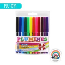 PLUMONES DE COLORES SHELY C/12