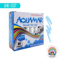 ACUAMAR SHELY MARCADOR AZUL PASTEL C/12