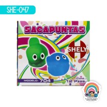 SACAPUNTAS DE PEZ CAJA C/12PC.