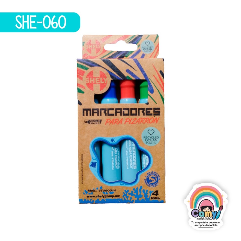 MARCADOR PARA PIZARRON SET CON 12 PC.