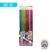 LAPICES FLASH SHELY C/8 HB