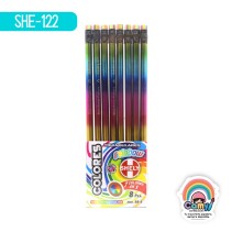 LPZ COLORES ARCOIRIS SHELY C/8 TRIANGULAR