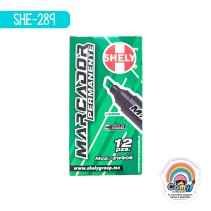 MARCADOR PERMANENTE ZW906 VERDE C/12