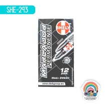 MARCA PERMAN ZW630 DOBLE  NEGRO C/12