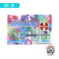 MARCATEXTOS SHELY MINI COLORES PASTEL 6PZ.