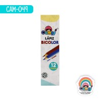 LPZ BICOLOR CAMY DELGADO C/12 ROJO/AZUL