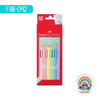 ECOLAPIZ FABER-CASTELL TRIANG PASTEL EST C/10