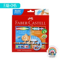 ECOLAPIZ FABER-CASTELL BICOLOR (24 48) EST C/24