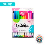 MARCADORES LAVABLES KIUT X 24