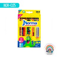 LAPICES DE COLORES NORMA 24 + 4L