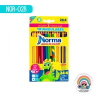 COLORES NORMA X 28 TRIÁNGULARES