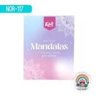 BLOCK DE MANDALAS Y FIGURAS PARA COLOREAR 40H