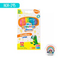 PLASTILINA NORMA X 12 LARGA 220GR