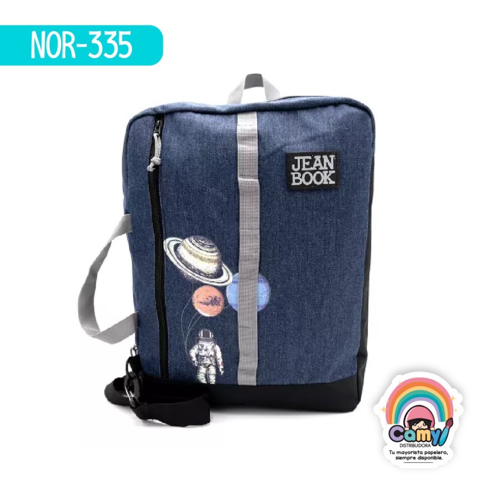 MOCHILA JEAN BOOK ASTRONAUT