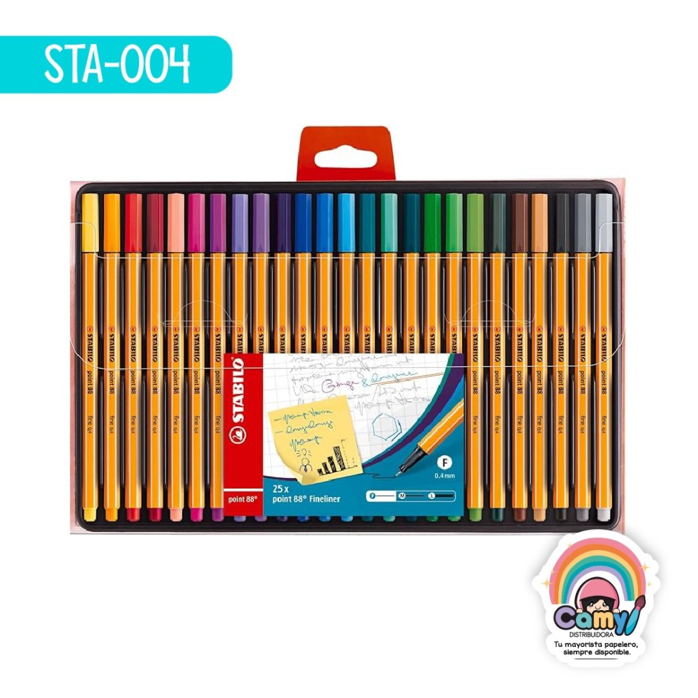 EST C/25 ROTULADORES POINT 88