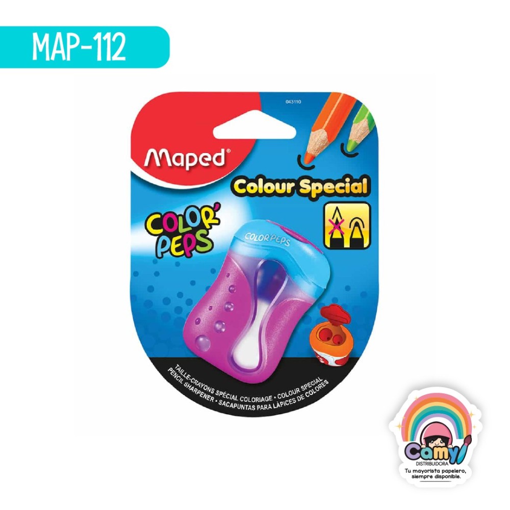 SACAPUNTAS MAPED COLOR PEPS 2 ORIF
