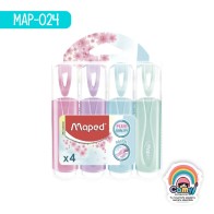 MARCADOR CLASSIC PASTEL X4 FUNDA ROSA