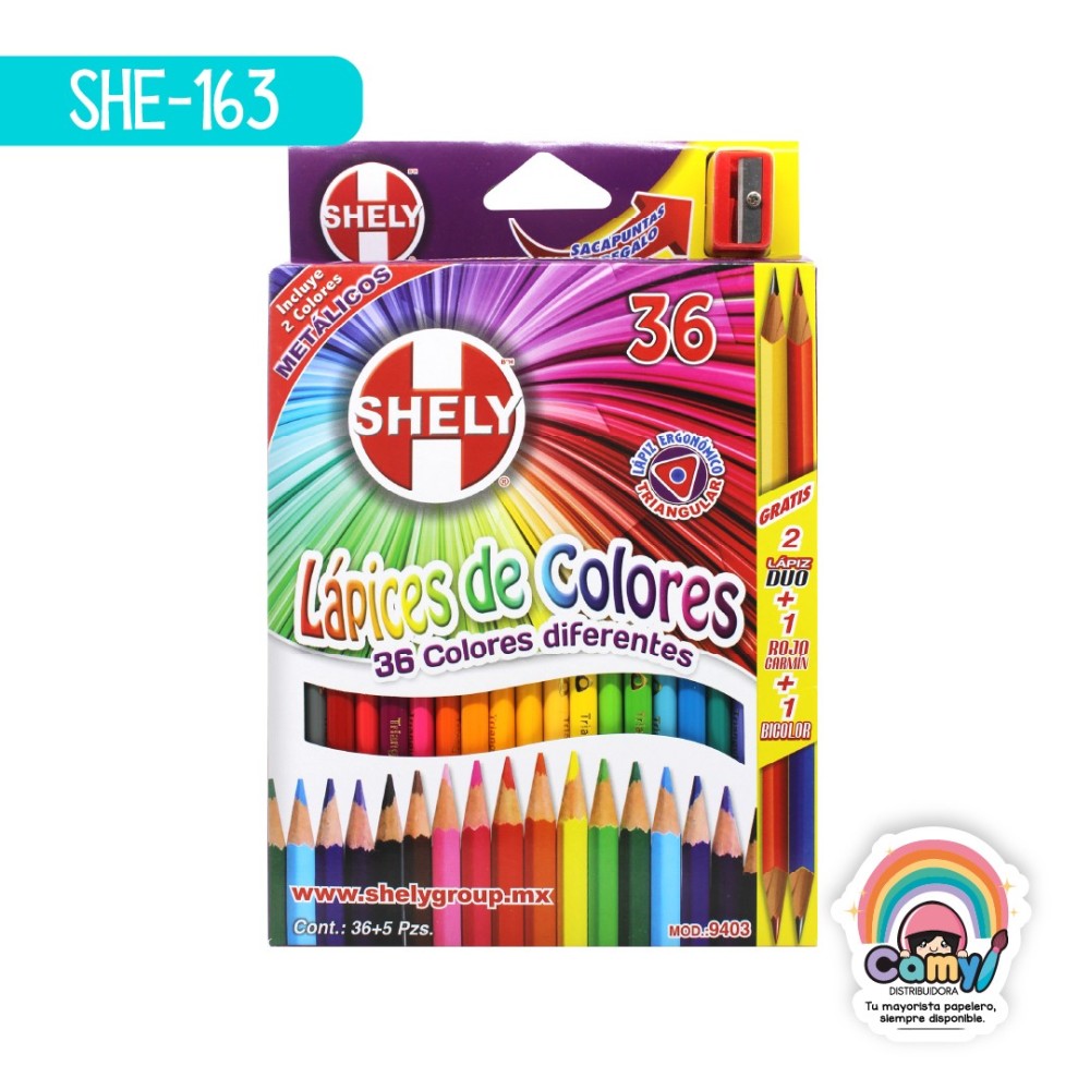LPZ COLORES SHELY COLORS C/36 LARGOS