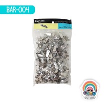 BROCHE BARRILITO P/GAFETE CAIMÁN BOL C/100 CAI501