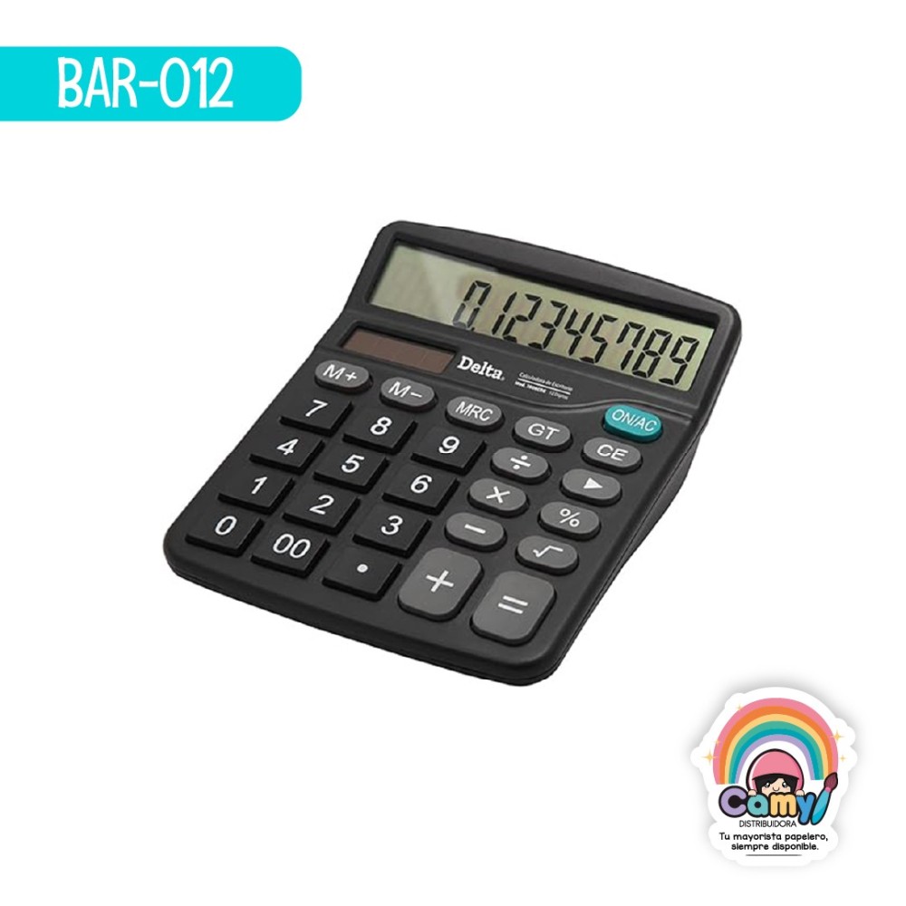 CALCULADORA BARRILITO DE ESCRITORIO 12 DIG 7808CDE