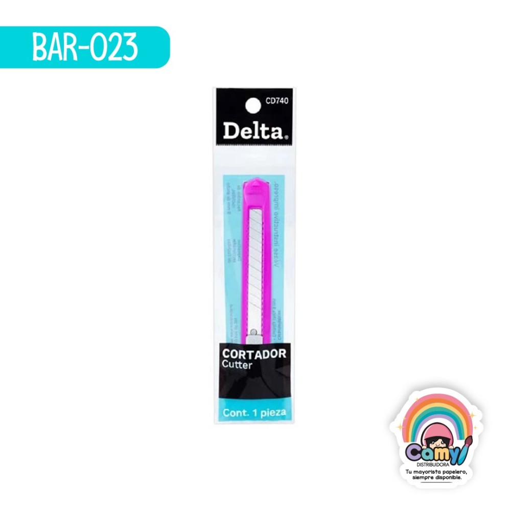 CUTTER BARRILITO DE PLÁSTICO MEDIANO CDC740