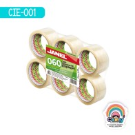 CINTA JANEL TRANSP DE 44X40MTS C/6 PZS.