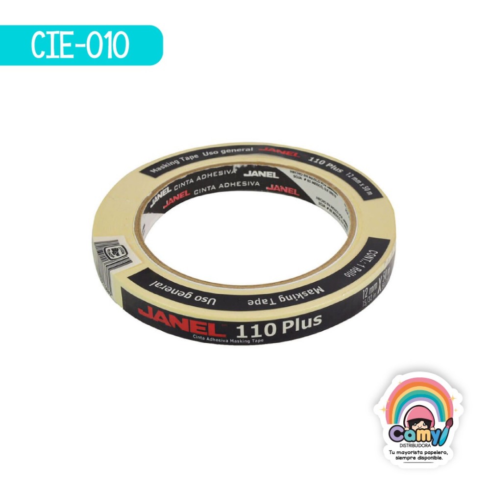 MASKING TAPE JANEL DE 12X50MTS