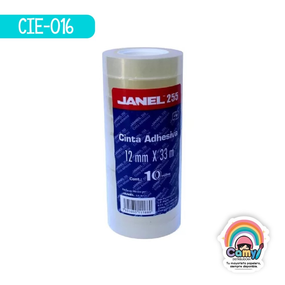 DIUREX JANEL DE 12X33M TORRE C/10