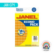 ETIQ ECONOPACK NARANJA 9MMX13MM