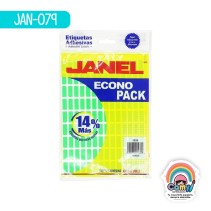 ETIQ ECONOPACK VERDE 8MMX20MM