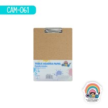 TABLA CAMY MADERA AGARRA PAPEL ESQUELA