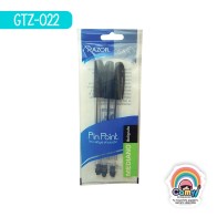 BOLIGRAFO AZOR PIN POINT MEDIANO NEGRO BOLSA C/3 3