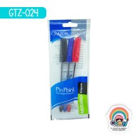 BOLIGRAFO AZOR PIN POINT MEDIANO SURTIDO BOLSA C/3