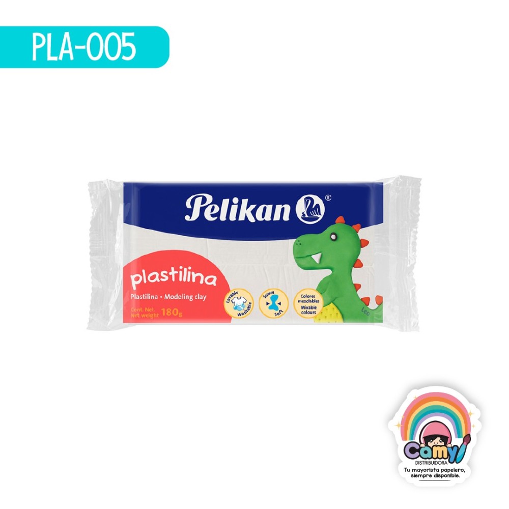 PLASTILINA MARQUETA 180 G BCO
