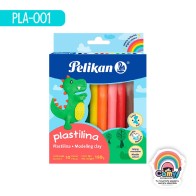 PLASTILINA C/10 BARRAS COL. SURT.