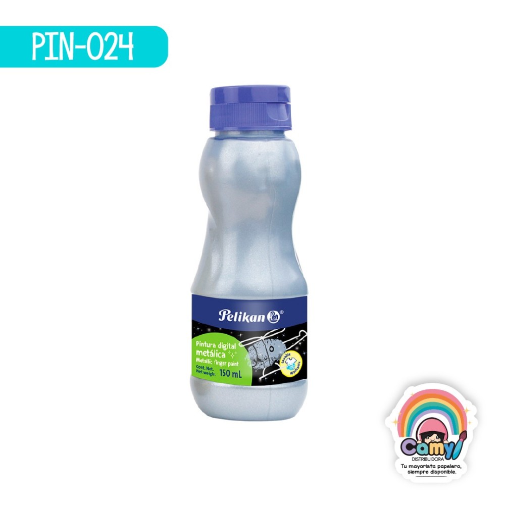 PINTURA DIGITAL 150ML PLATA