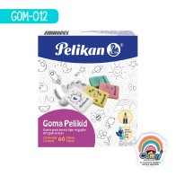 GOMA PELIKID COLORES C/60