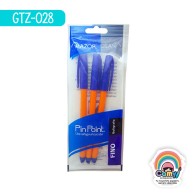 BOLIGRAFO AZOR PIN POINT FINO AZUL BOLSA C/3 301-6