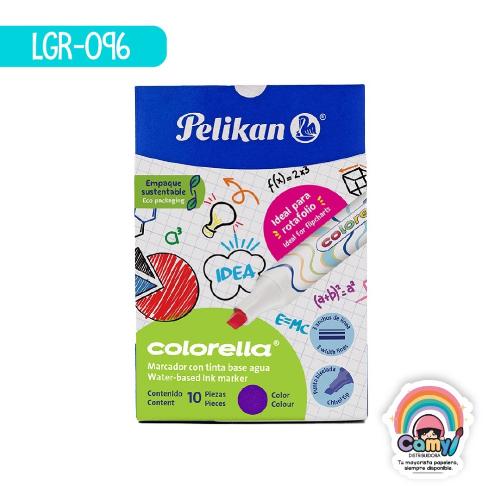 COLORELLA C/10 MARCADOR PELIKAN VIOLETA