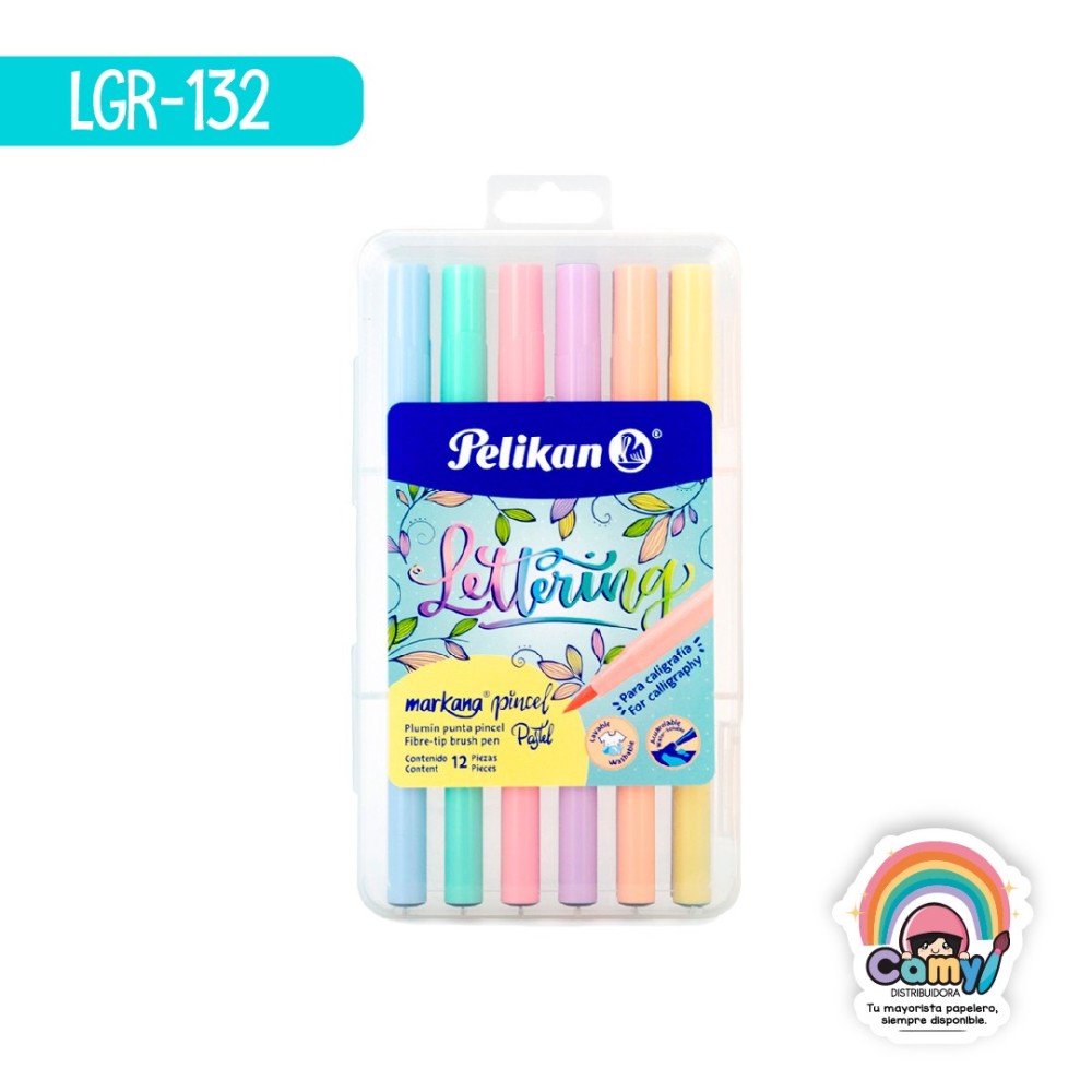 PLUMON MARKANA PINCEL PASTEL C/12 PZS