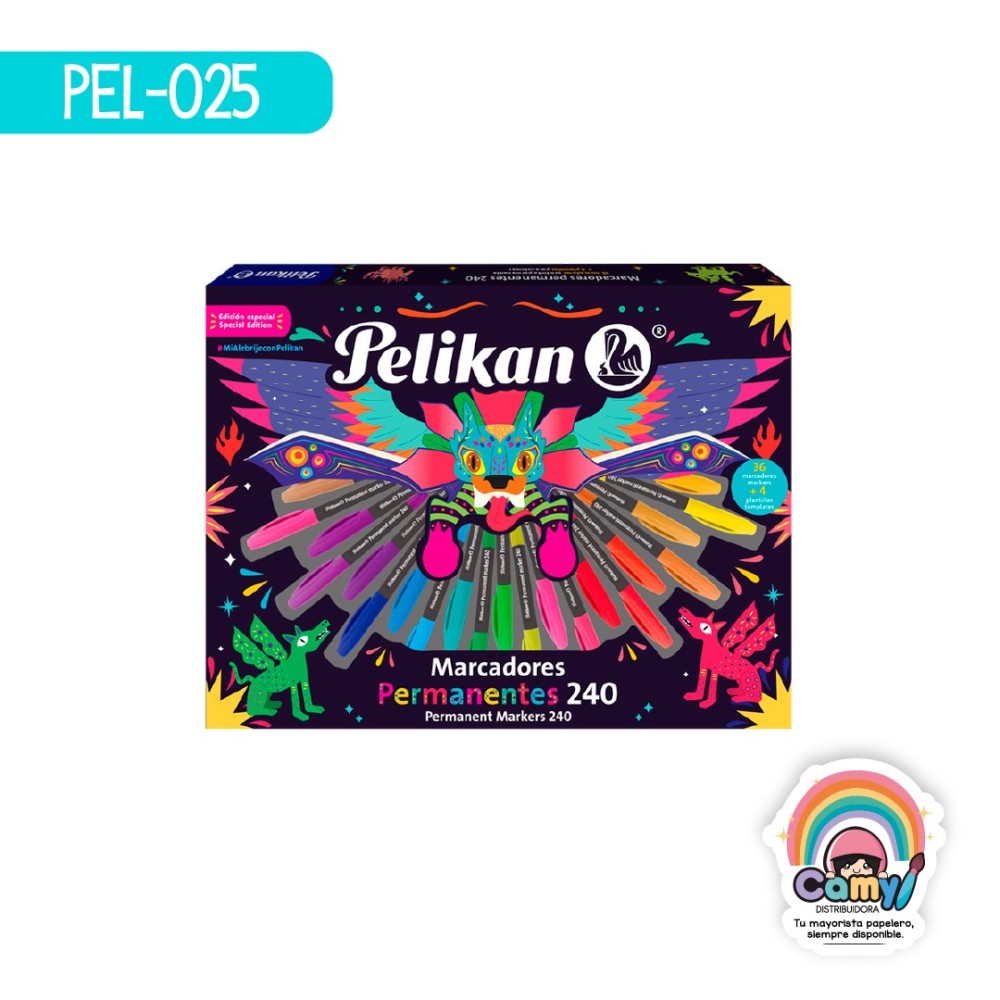 SET MARCADORES PERMANENTES 240 C/36 PZS