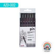 ESTILOGRAFO DESECHABLE C/6 NE ( 0.1 AL 0.8)