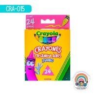 24 CRAYONES TRIANGULAR JUMBO CRAYOLA