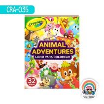 32PG LIBRO PCOLOREAR CRAYOLA ANIM A