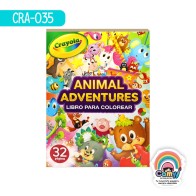 32PG LIBRO PCOLOREAR CRAYOLA ANIM A