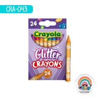 CRAYON GLITTER DELGADO C/24