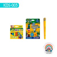 KIT CRAYOLA (Plumoncitos8 + Shorty6+Brocha)