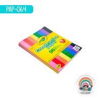 96 HOJAS CONSTRUCCION CRAYOLA