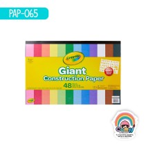 48 HOJAS CONSTRUCCION GIGANTES CRAYOLA